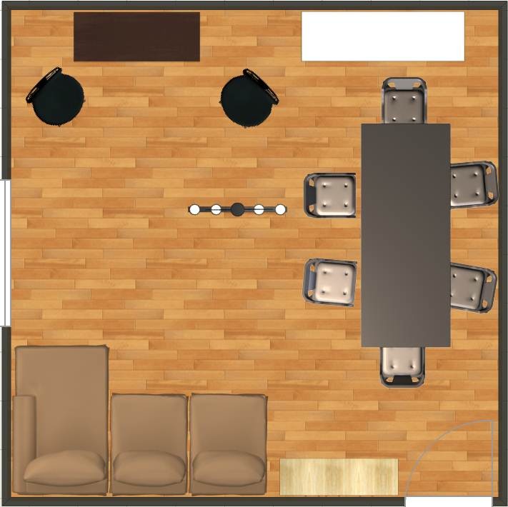 How To Decorate A Square Living Dining Room