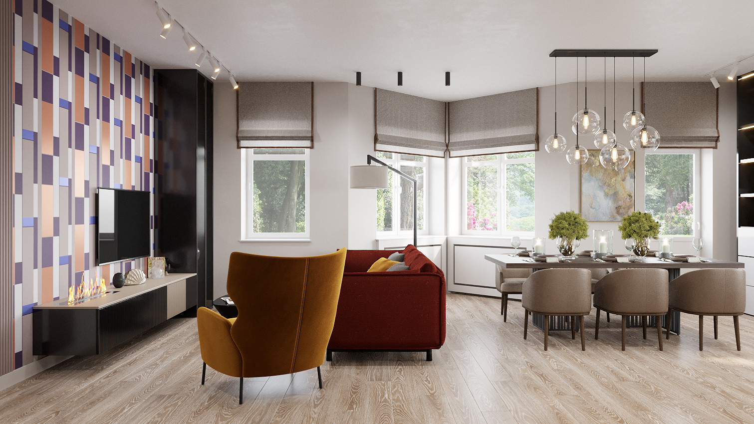 Интерьеры загородного дома в Подмосковье