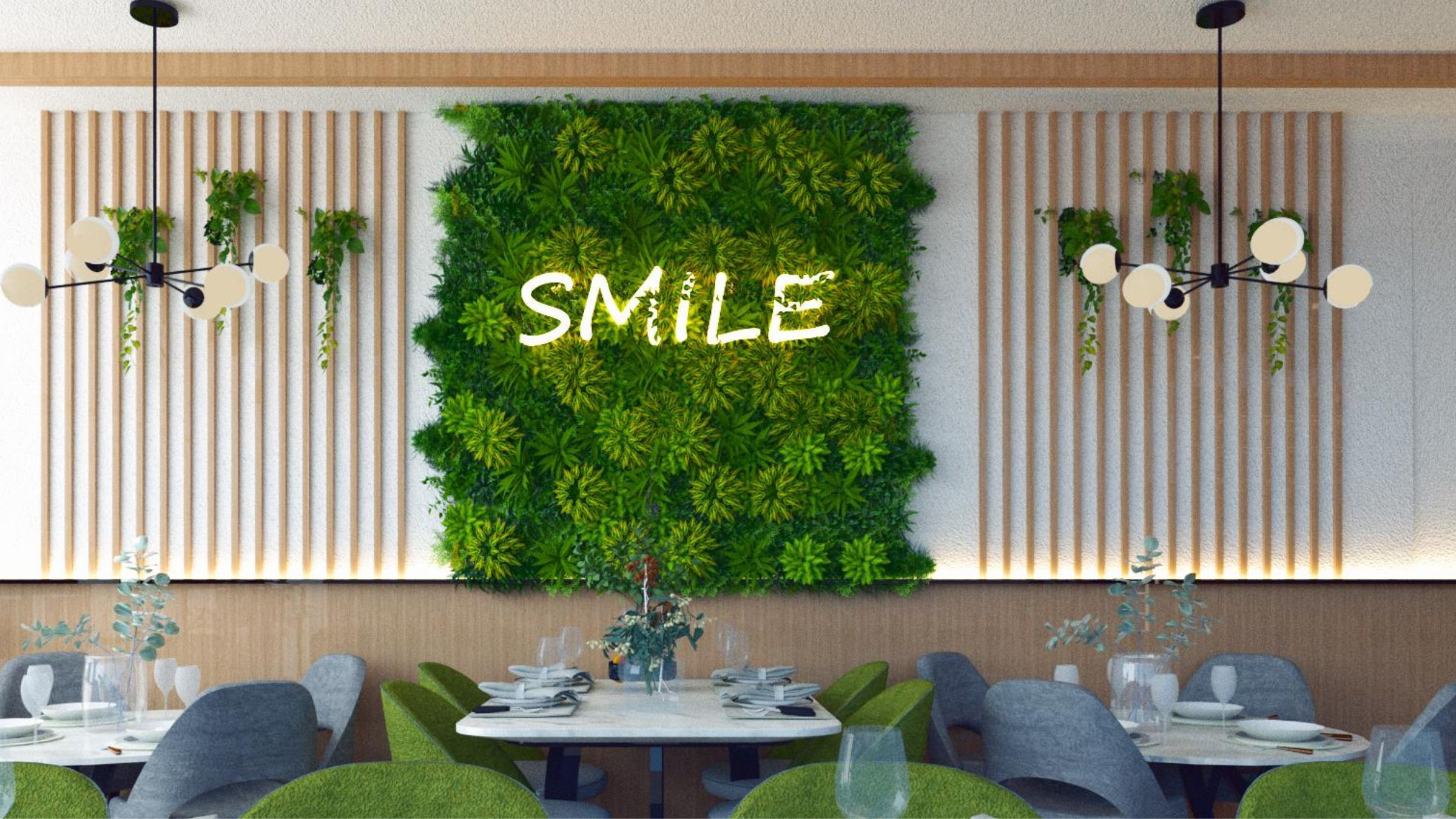 Modern Greenleaf Cafe in Notting Hill