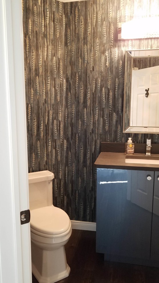 Install: Feathered Powder Room