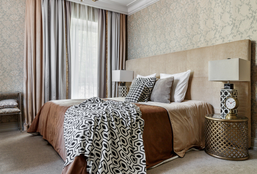 Интерьер дуплекса в поселке Бристоль Московская область. Правое крыло