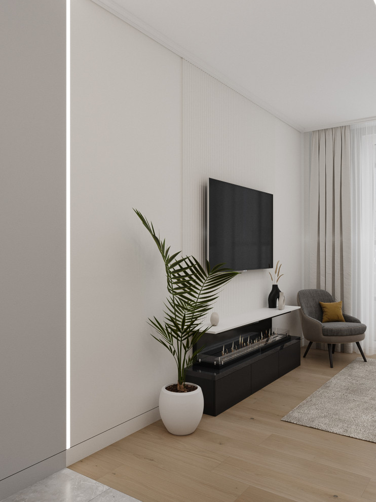 Интерьер квартиры-студии в ЖК Первый квартал