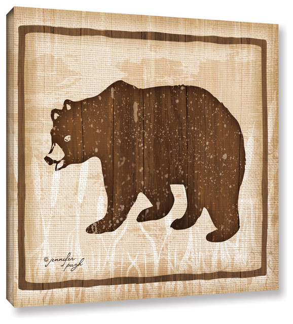 Bear - Rustic - Prints And Posters - by Brushstone