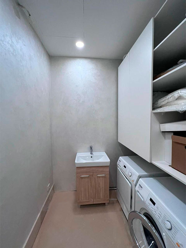 Декоративная штукатурка Мокрый шелк в интерьере