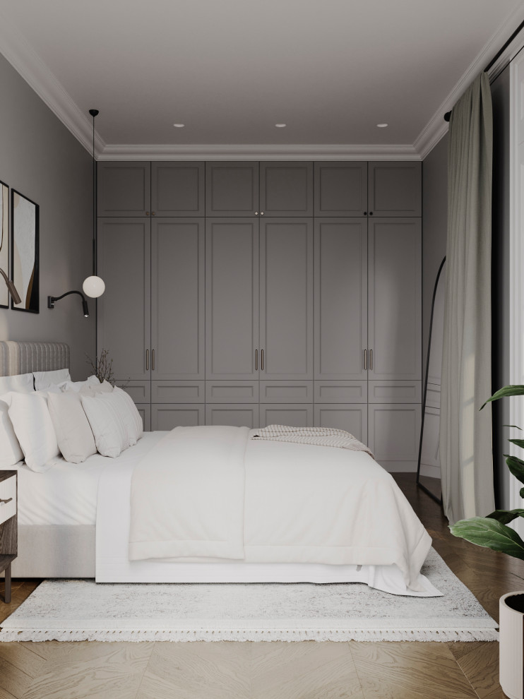 Современный mid-century в ЖК Западный Порт