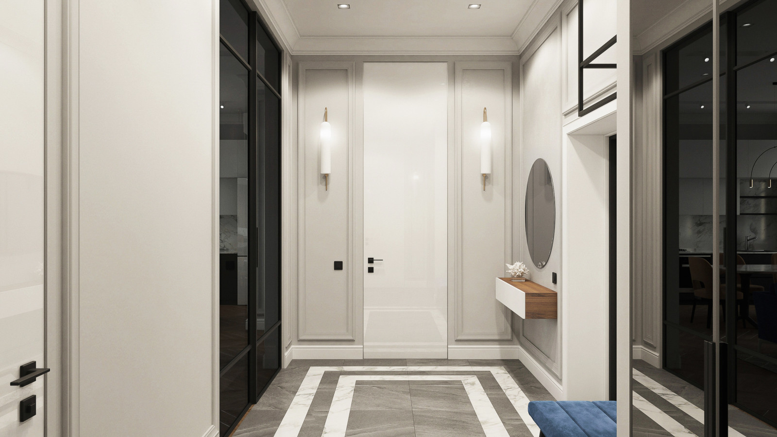 Дизайн элитной квартиры в центре Казани