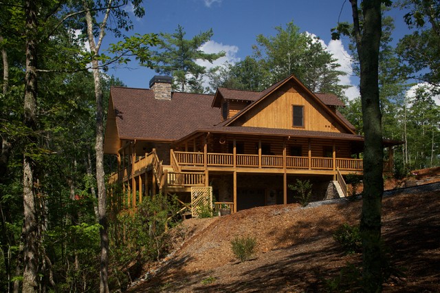 Mountain Laurel - Ellijay, GA rustik-fasad