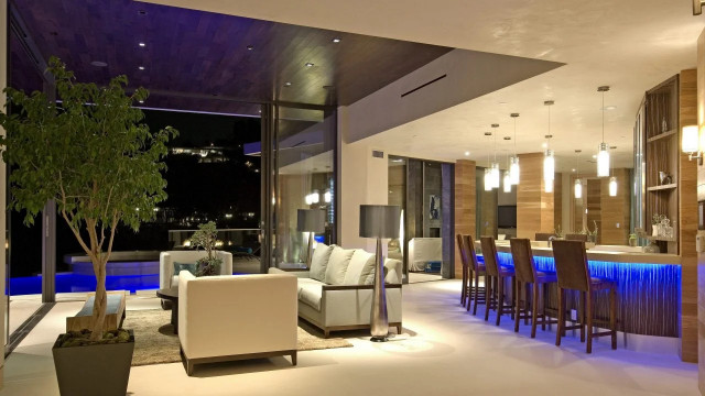 Blue Jay contemporary-vardagsrum