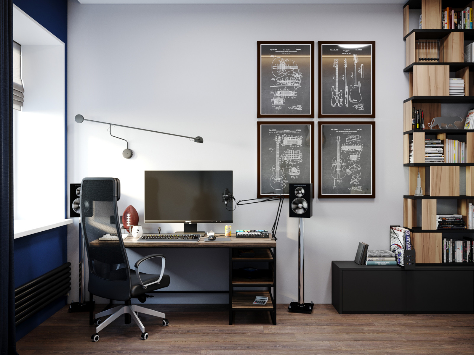 Квартира на Обводном. Кабинет.