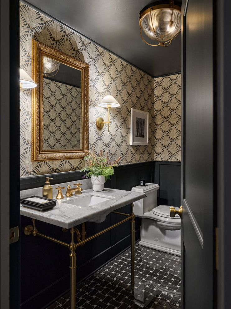 manor - Transitional - Powder Room - Ottawa - by Tanya Collins Design ...