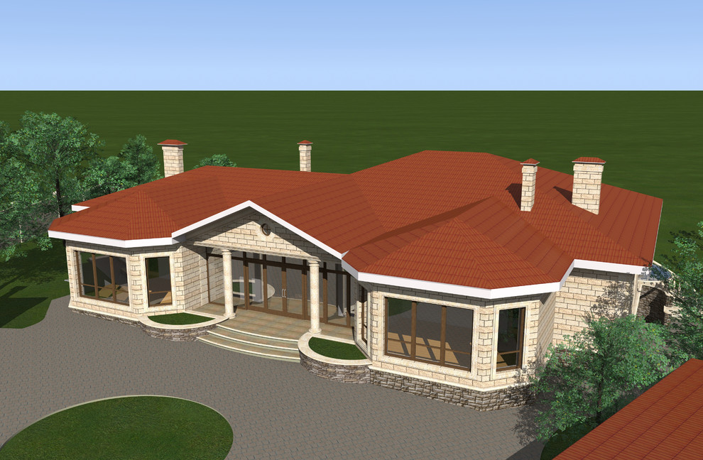 Дом в средиземноморском стиле "Майя" + комплекс сооружений