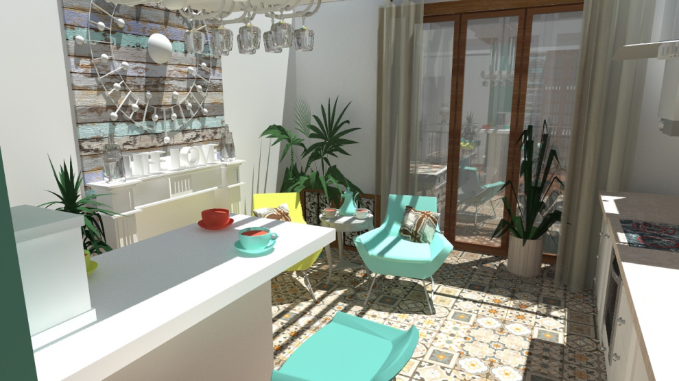 Интерьер двухкомнатной квартиры в Калининграде