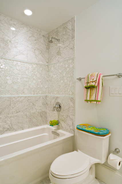 Transitional Space traditional-bathroom