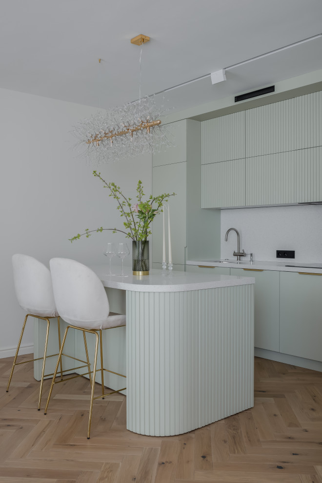 Квартира в мятных тонах