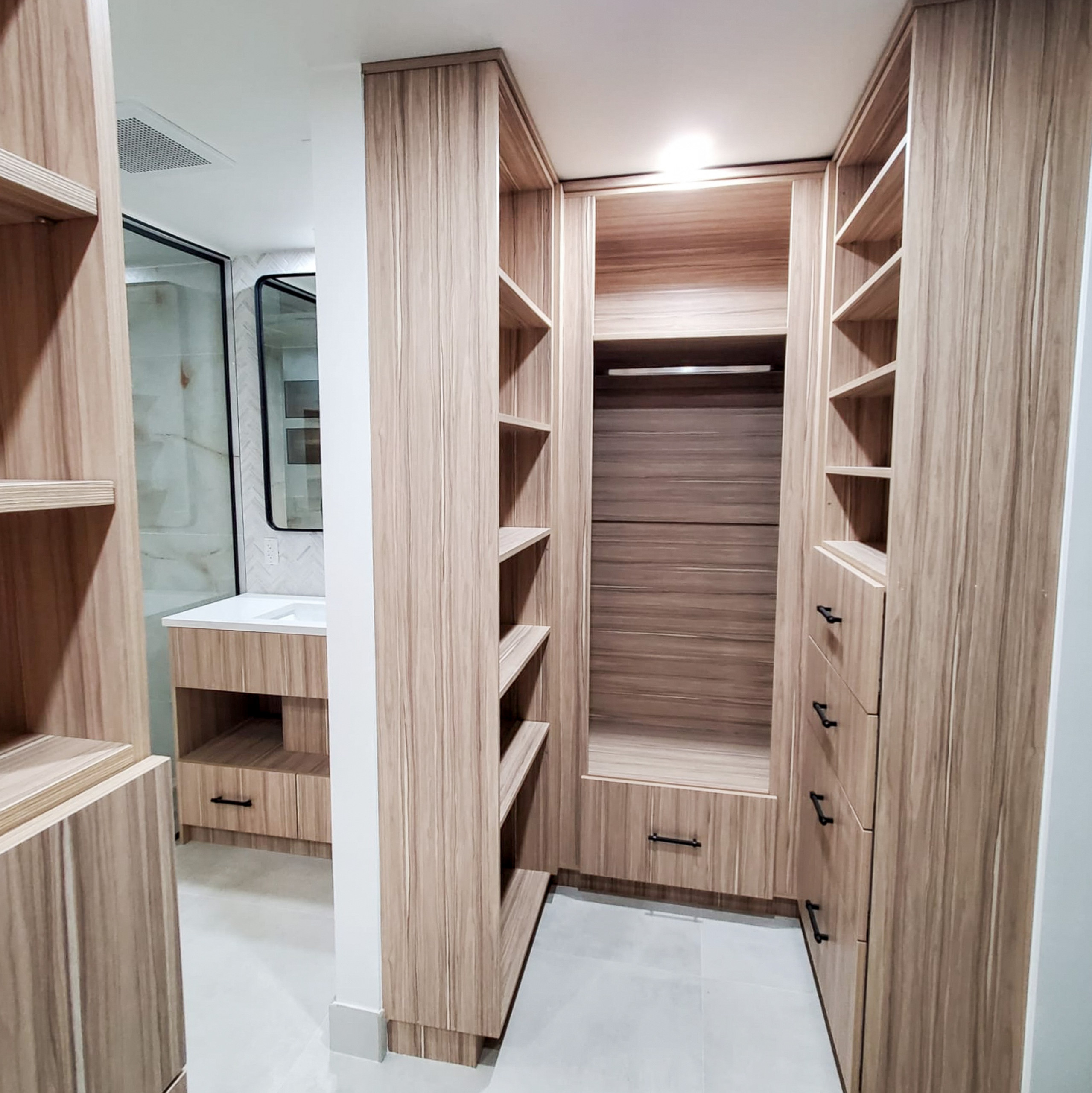 Bathroom and Custom Closet