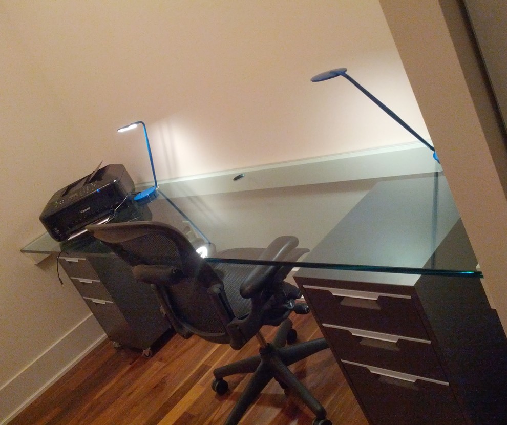 Custom Glass Desk for Home Office