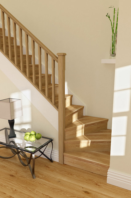 Oak Stair Cladding classique-escalier