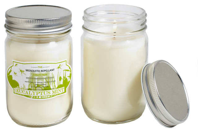 Eucalyptus Mint Outdoor Candle in Jar, 9.5 oz.