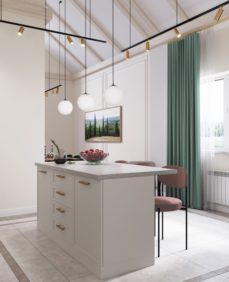 Кухня-гостиная дома в Тольятти