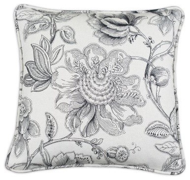 Chooty and Co Botany Self Corded D-Fiber Pillow - Black