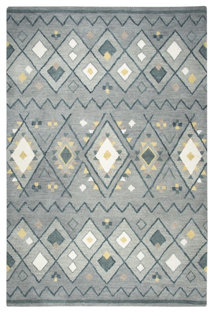 Rizzy Home Tumble Weed Loft Collection Rug, Runner 2'6