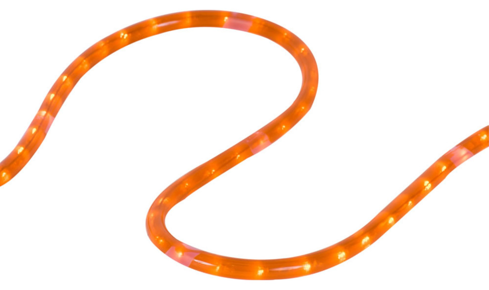 150' X .5" Orange Led Rope Light 120V