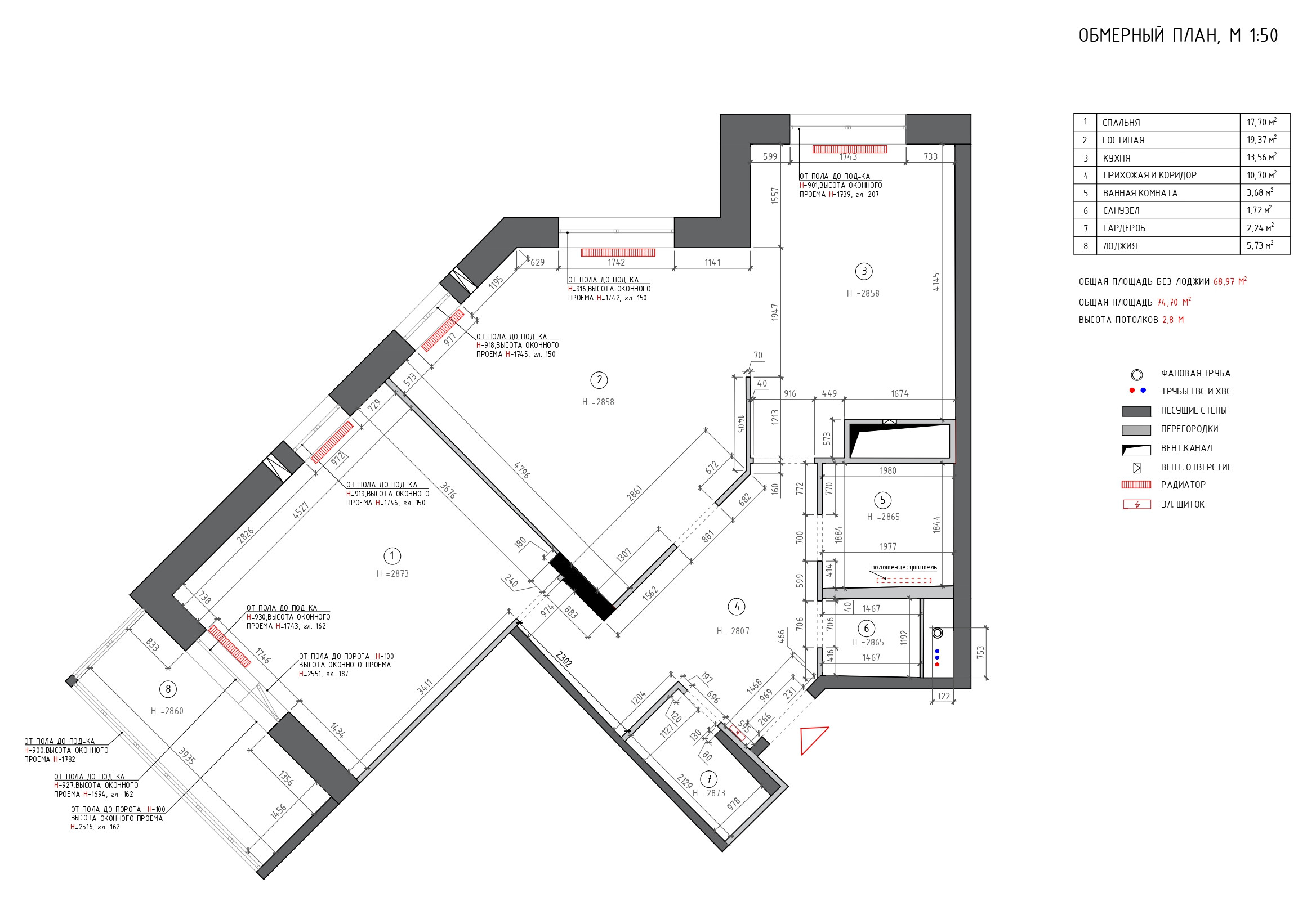 Поиск планировки: Евродвушка, где едва нашли место для гостиной | Houzz  Россия