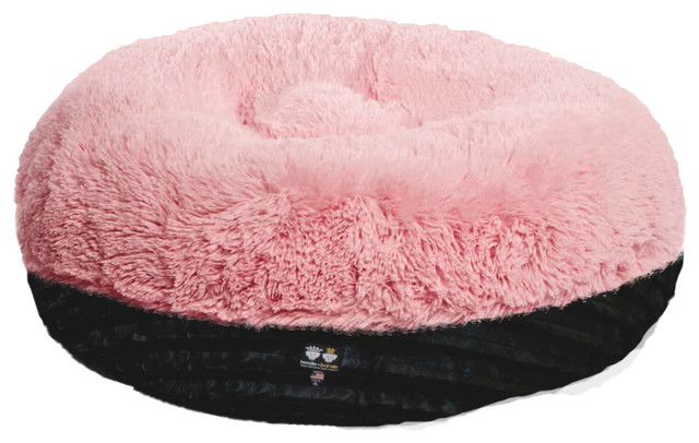 Bessie And Barnie Bagel Bed Black Puma Medium Modern Dog Beds Bessie And Barnie Bagel Bed Black Puma Medium