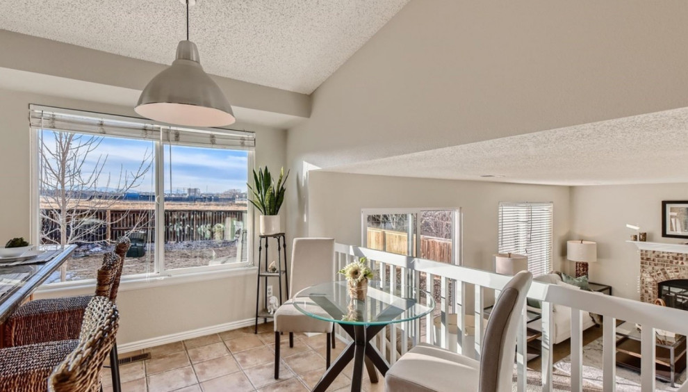 Inspiration for a transitional home design remodel in Denver