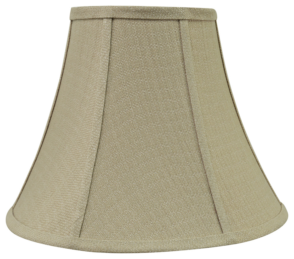 6" x 12" x 9-1/2" Details about   Aspen Creative 30168 Bell Shape Spider Lamp Shade in Beige 