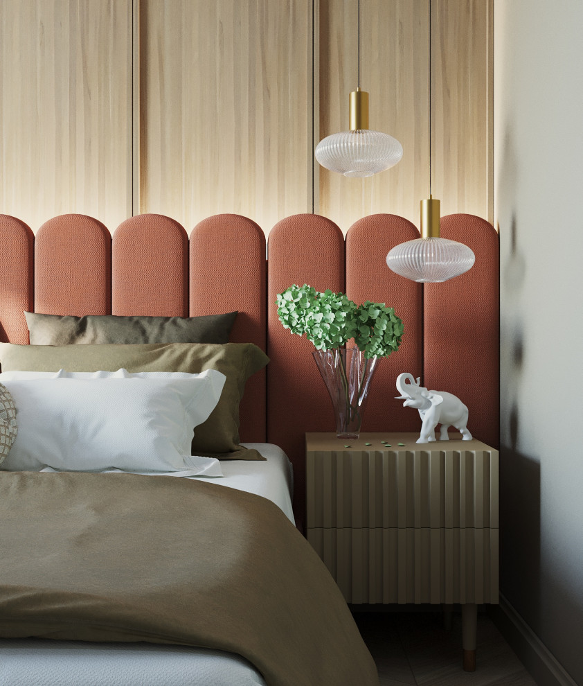 Спальная комната в ЖК Баухаус