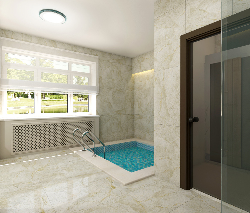 Дизайн интерьера банного комплекса в Астане