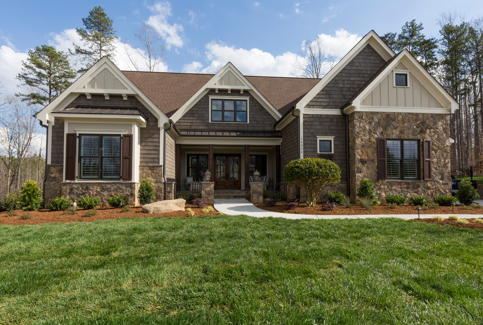 Inspiration for a transitional exterior in Charlotte.