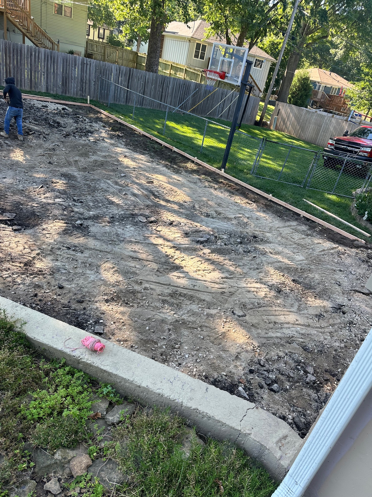 Large Concrete Driveway Project