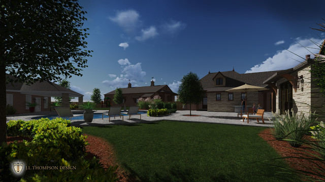 Remodel Architectural Rendering rustic