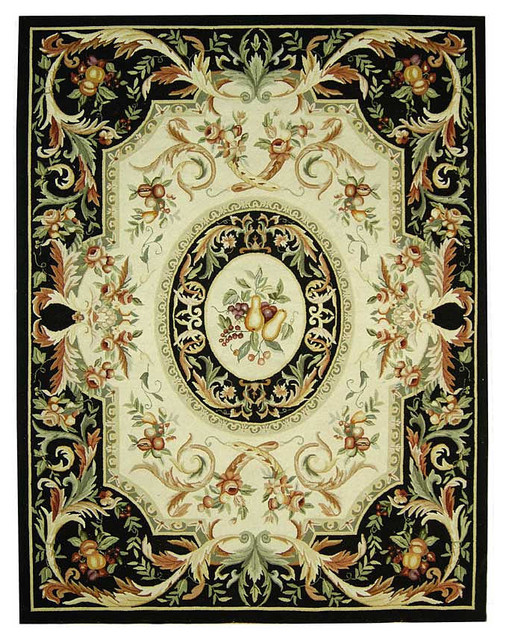 Safavieh Chelsea Hk80A Black Area Rug Victorian Area Rugs by BuyAreaRugs