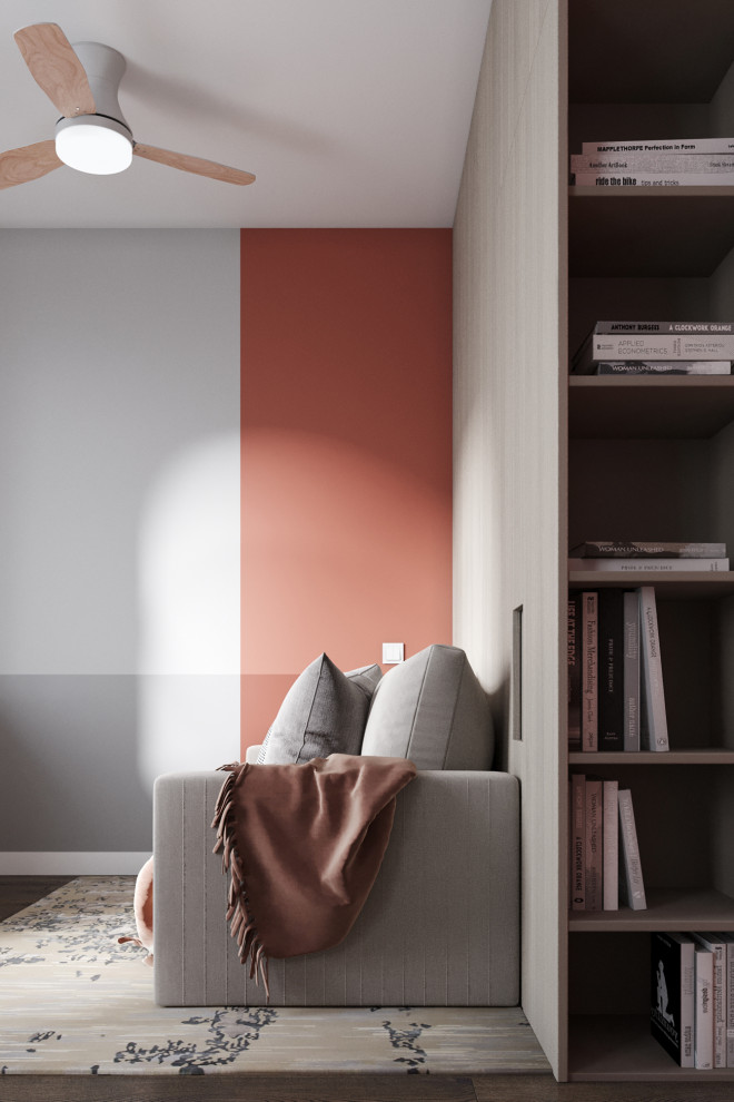 ЖК Серебряный парк, современный интерьер с элементами Эко-стиля