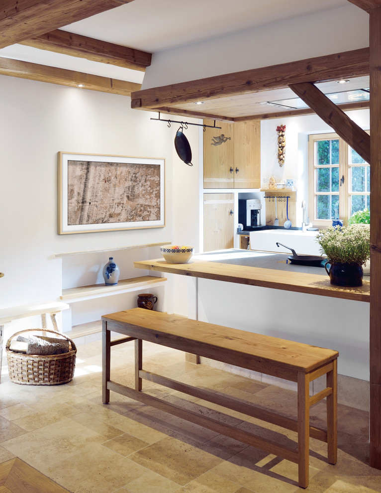 This is an example of a scandinavian kitchen in Sydney.