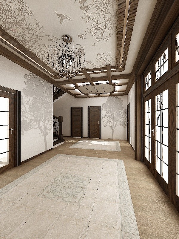 Дизайн-проект коттеджа в стиле "Шале".