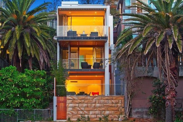 Bronte contemporary house trendy-hus-og-facade