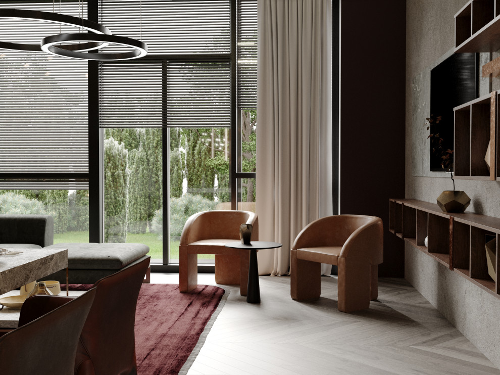 Дизайн гостиной в итальянском стиле