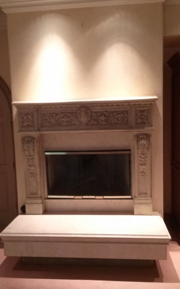 Faux stone finish