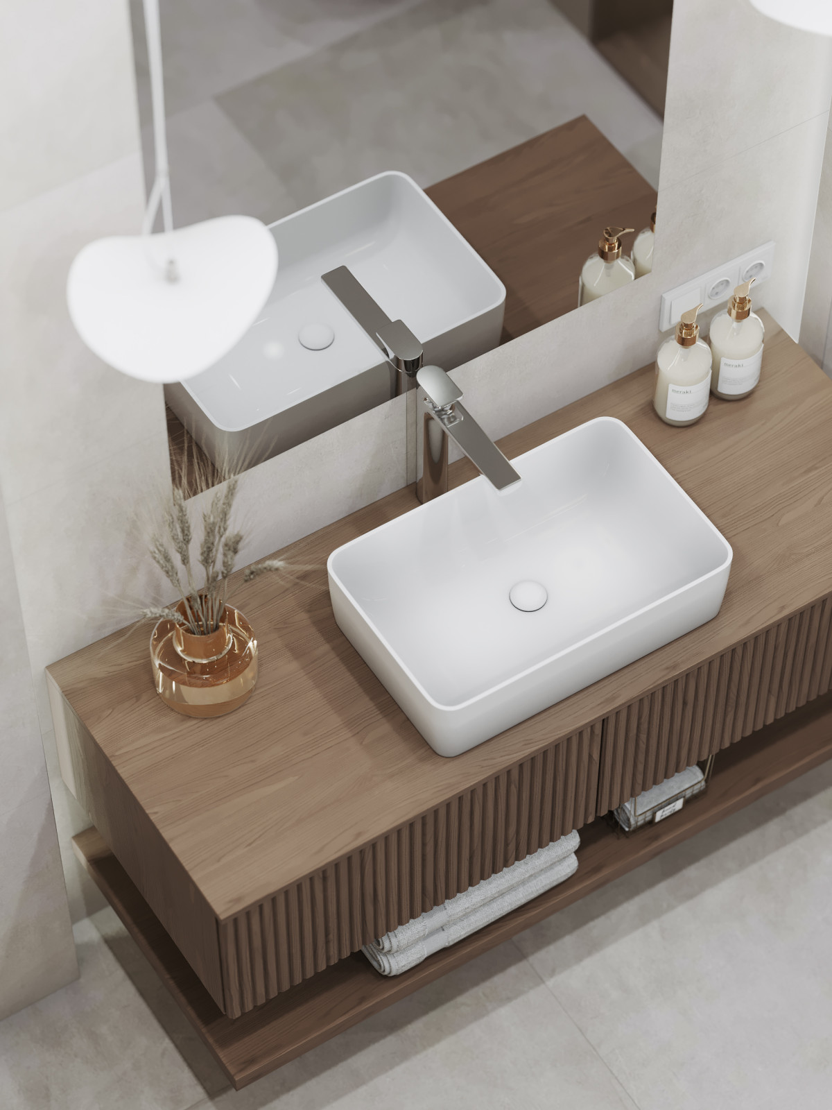 Дизайн-проект 3-комнатной картиры ЖК "Дом на Грота", 102 кв.м, Спб