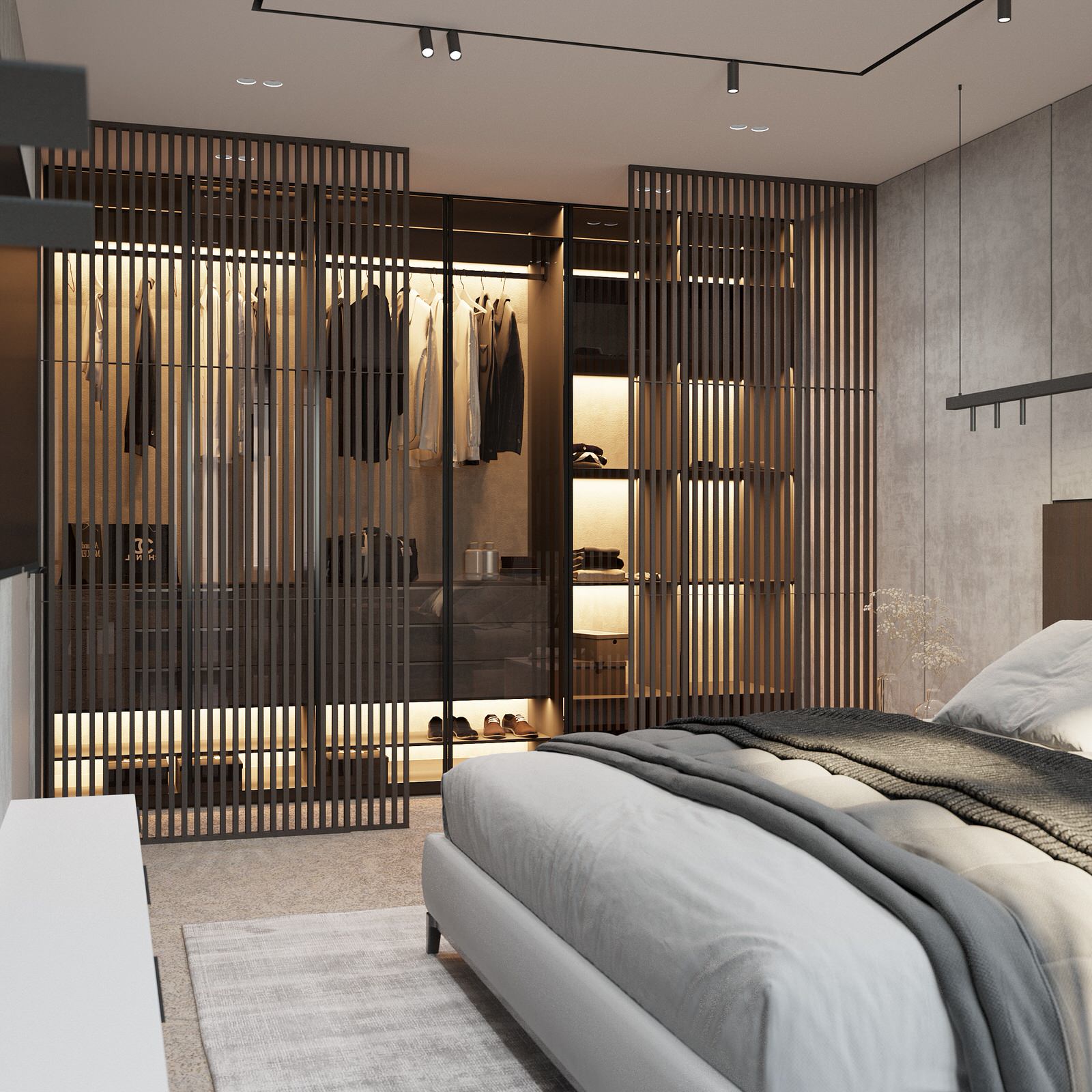 Гардеробная в спальне