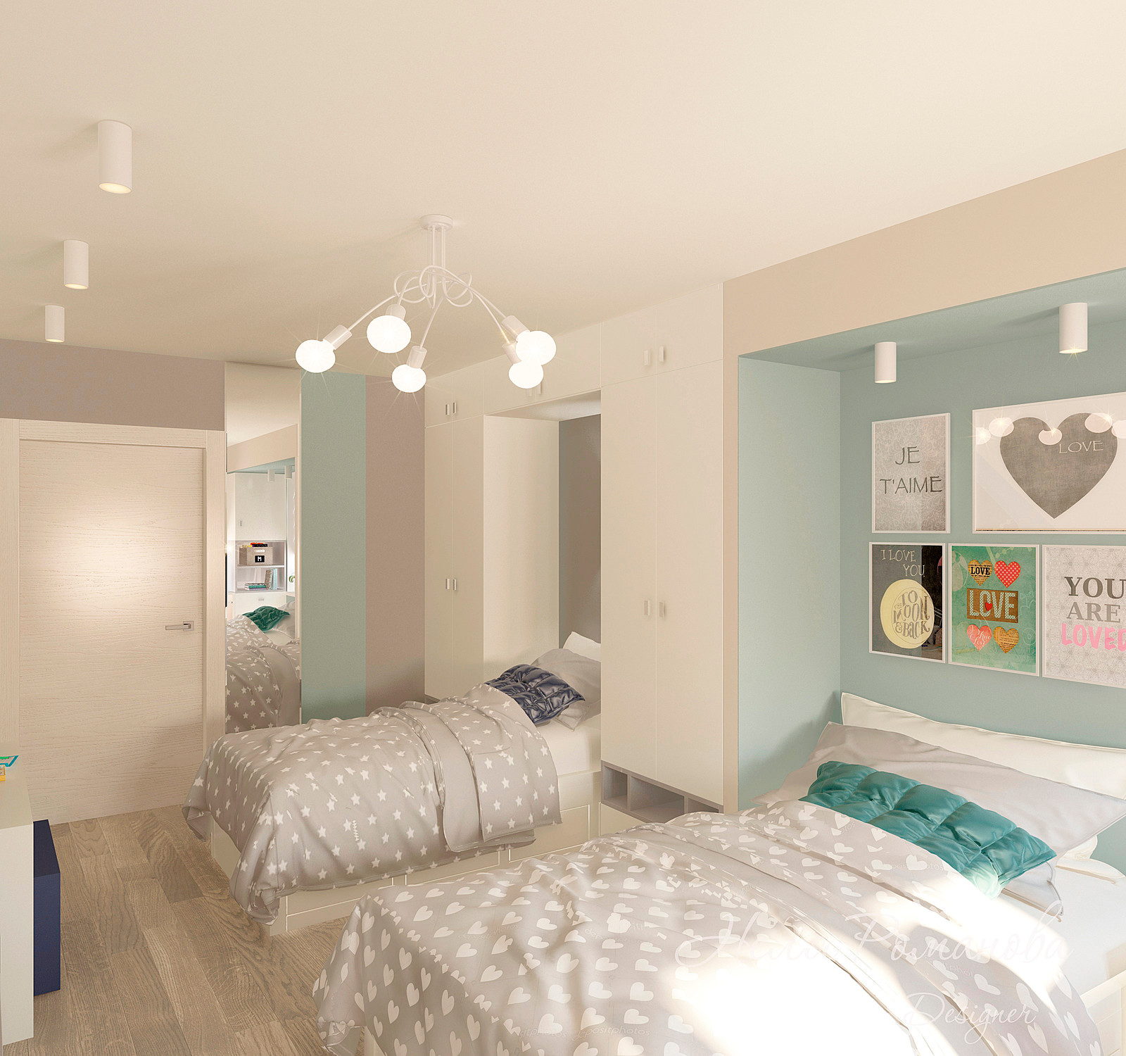 Детская для двоих детей разного возраста