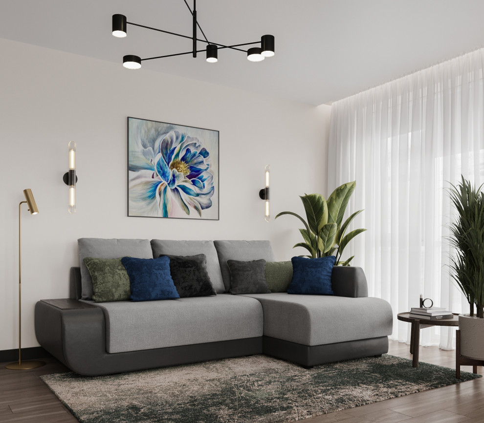 "Вечное лето", квартира в ЖК "Смарт квартал на Октябрьской", 93 м2