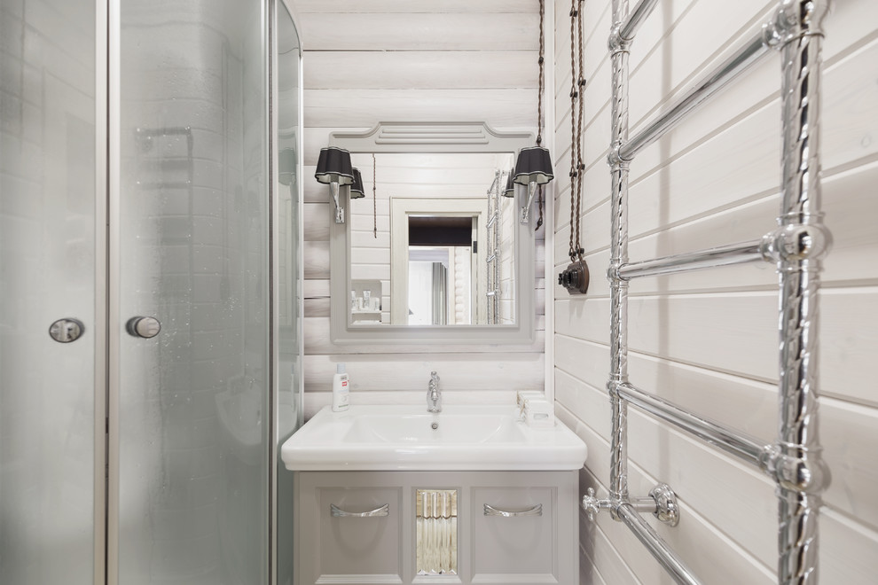 Интерьер в бревенчатом доме в Эсто-Садок