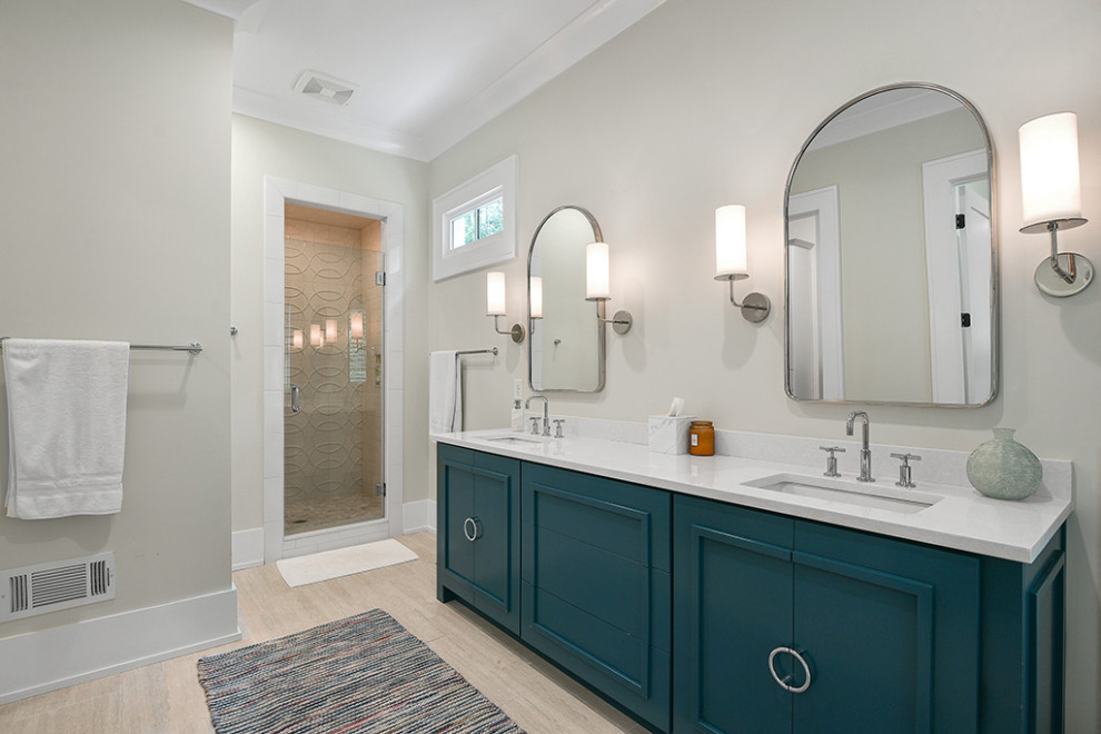Design ideas for a large country bathroom in Atlanta.