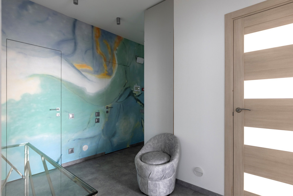 "Всплески жизни". Дизайн 3-х комнатной квартиры в современном стиле.