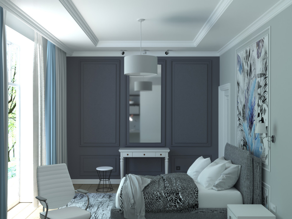 Небольшой частный дом в стиле неоклассика